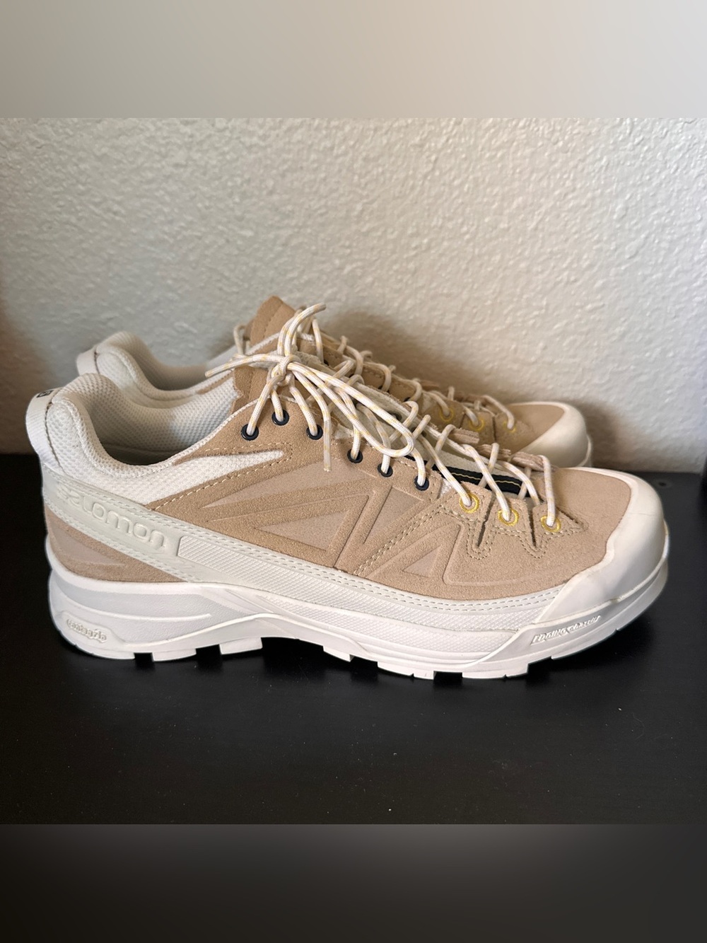 Salomon X-ALP LTR W’s 9 M’s 8 Premium Leather Suede Hiking Walking Sneakers
